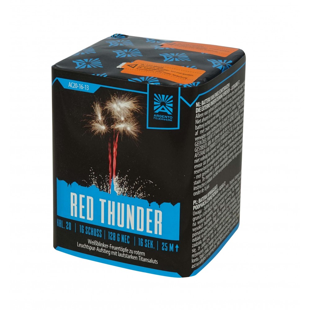 Argento Red Thunder 16 Schots Salute Batterij
