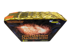 RG Concept Chrysanthem Crackling Scene 28 Schots Batterij