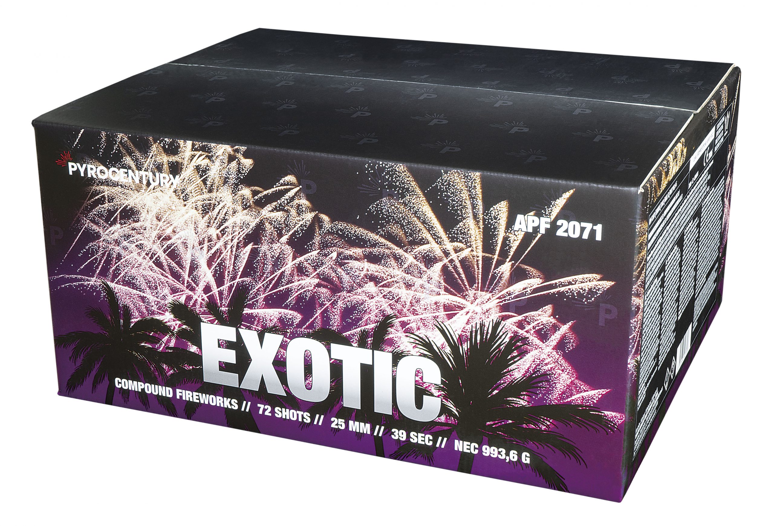 Pyrocentury Exotic 72 Schots Compound Vuurwerk