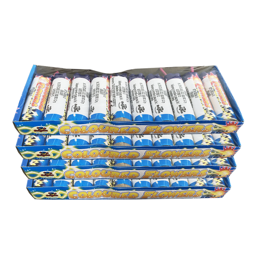 Coloured Flowers Nitraat Blauw (40 stuks)