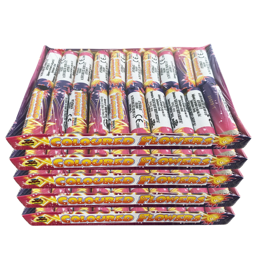 Coloured Flowers Nitraat Paars (100 stuks)