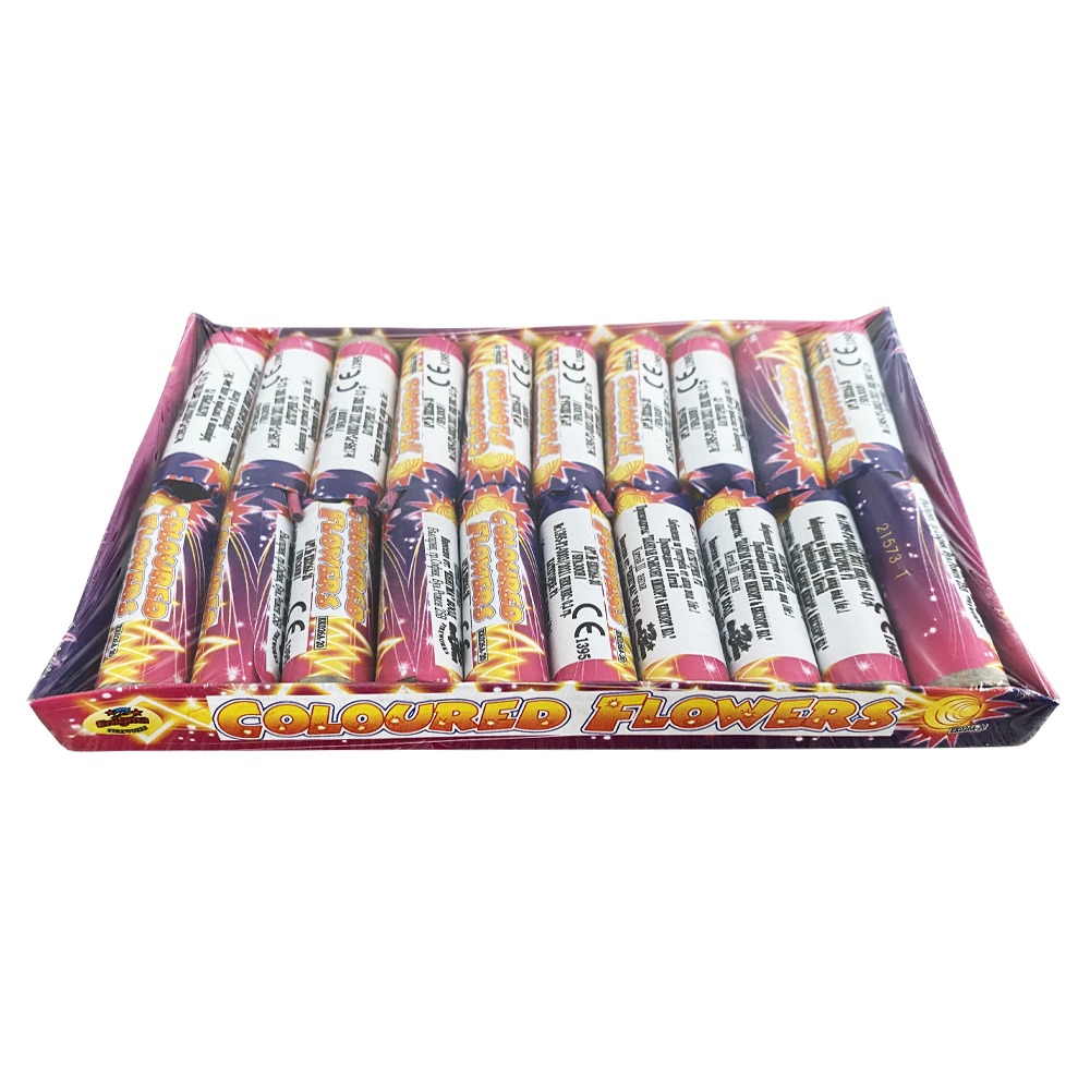 Coloured Flowers Nitraat Paars (20 stuks)