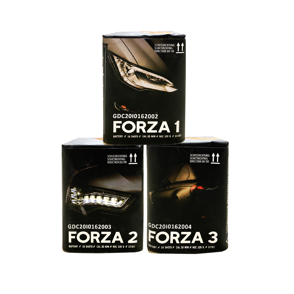 Pyrocentury Forza Batterijen 16 Schots Assortiment