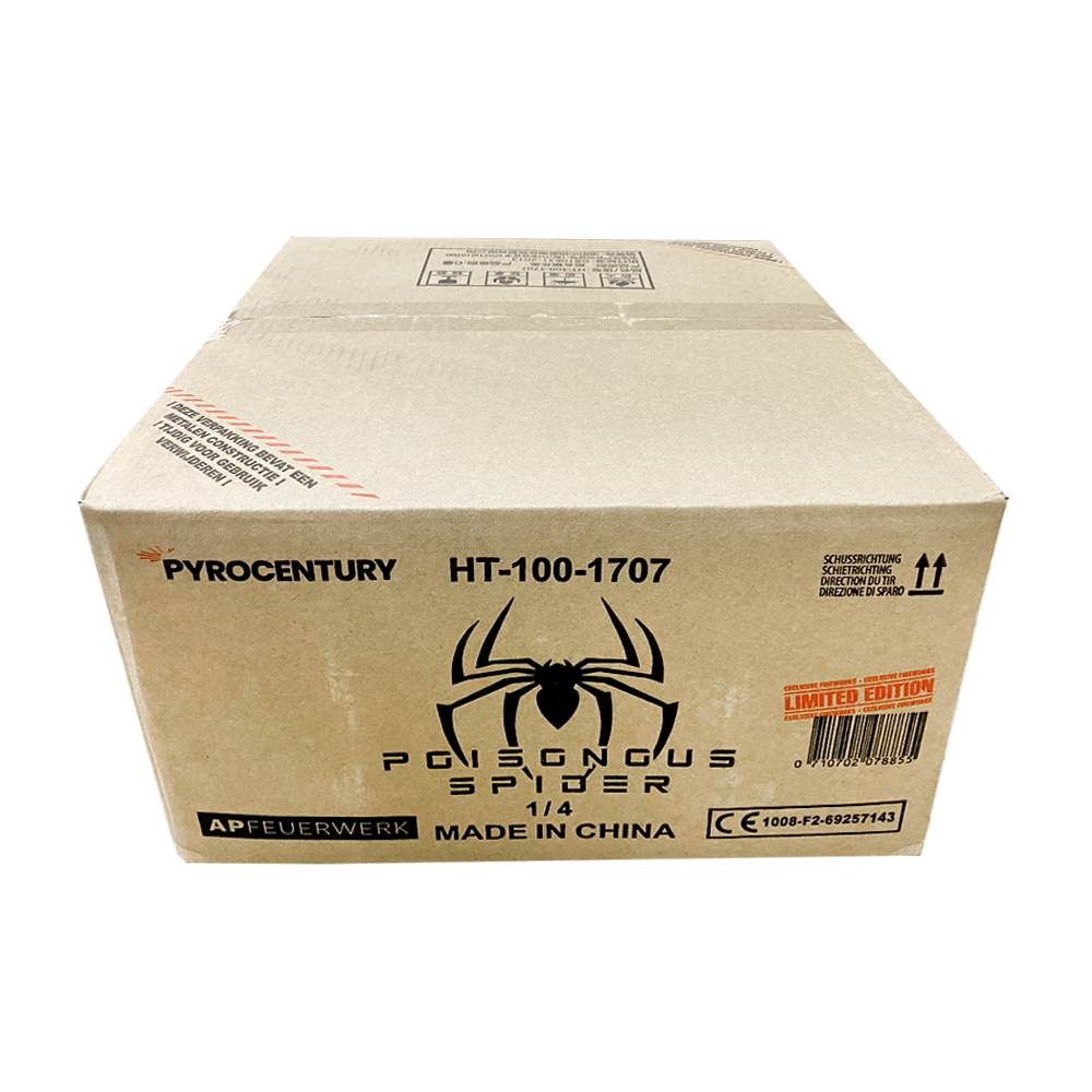 Pyrocentury Poisonous Spider 100 Schots